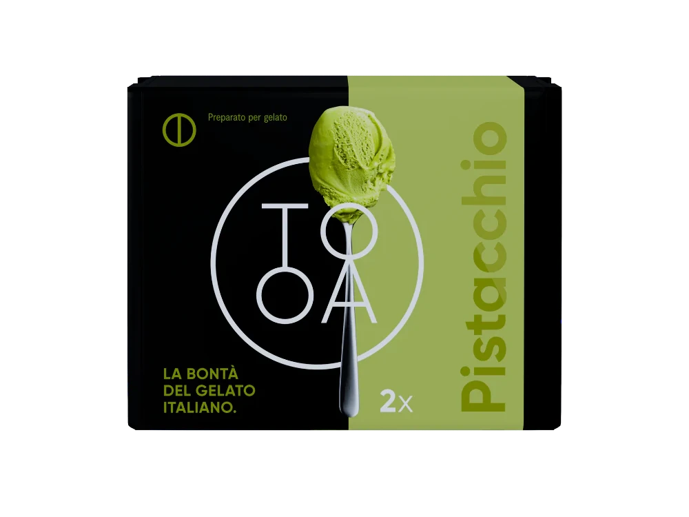 Pistachio TooA Gelato με Φυστίκια Σικελίας από 100% Φυσικά Συστατικά Χωρίς Συντηρητικά & Γλουτένη (Σετ των 2 Pods)